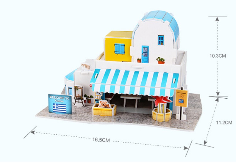 Mô hình giấy 3D CubicFun - Greece Style