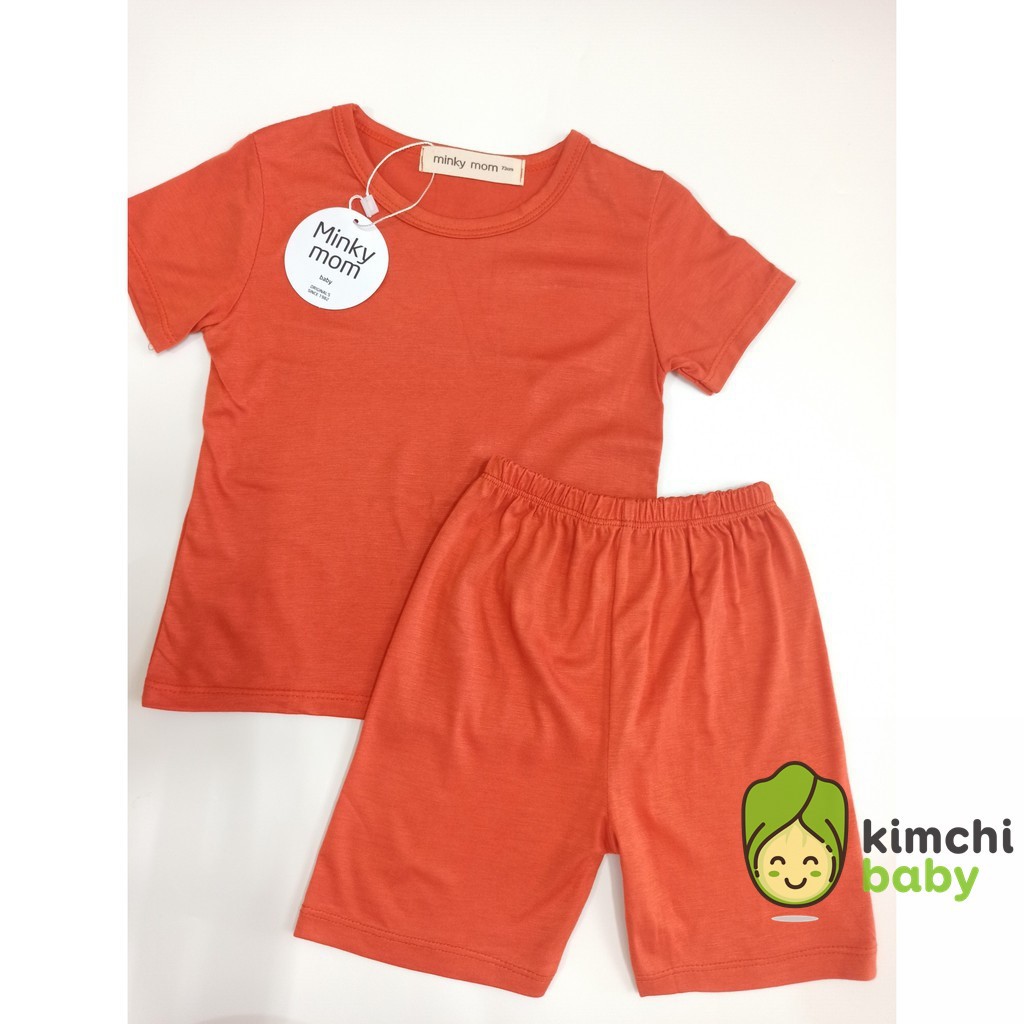 Đồ Bộ Bé Trai, Bé Gái KIMCHIBABY Vải Thun Lạnh, Bộ Cộc Tay Cho Bé Mặc Nhà, Bộ Quần Áo Trẻ Em Dễ Thương Mùa Hè MKM2101