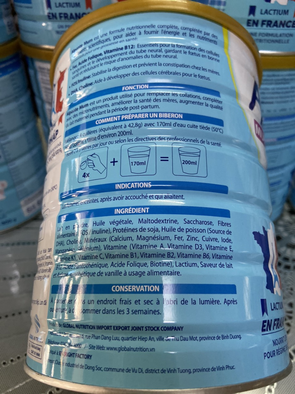 (Date mới) Sữa Alponte Mum 800g
