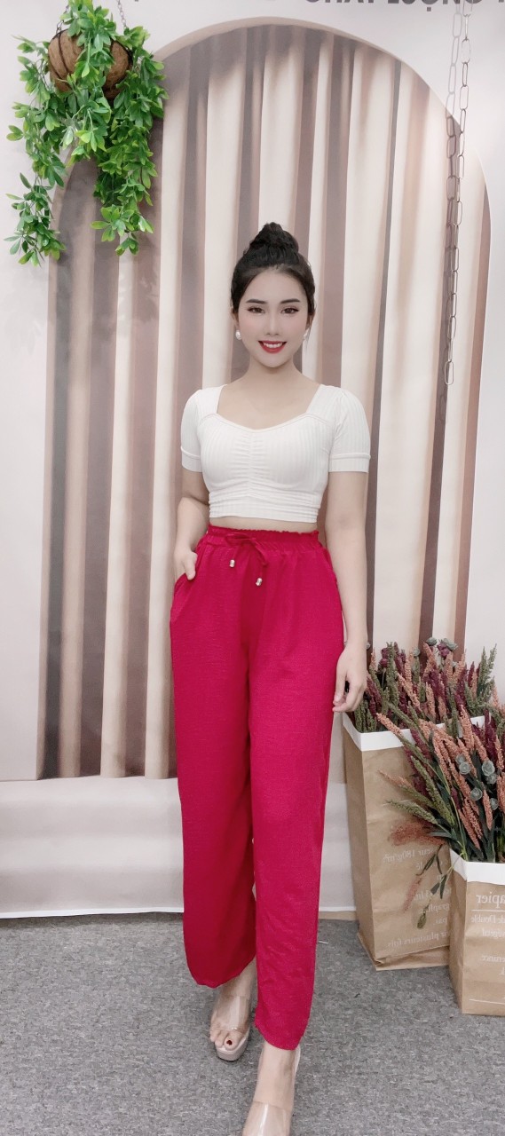 Quàn dài rộng,dáng suông thời trang cao cấp,chát đũi mặc mát dễ phối đồ _Shop Trinh trinh 20