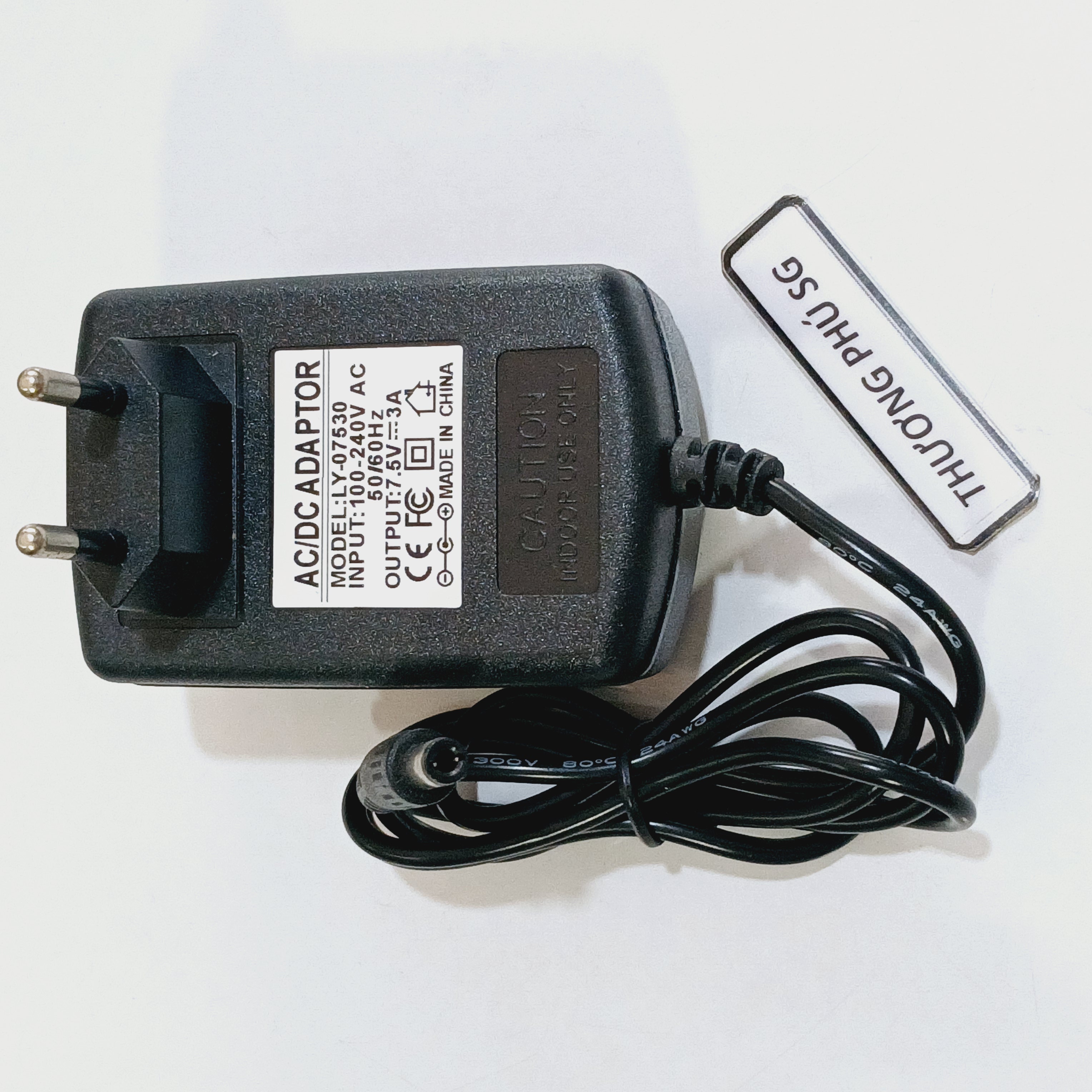 Nguồn adapter dc 7.5v - 3a / đầu cắm 5.5mm x 2.1mm