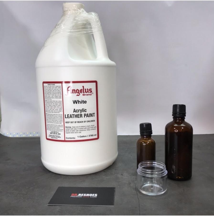 Màu vẽ Angelus Leather Paint combo 12 màu (Đen, Trắng, Đỏ, Vàng, Xanh lá, Tím, Xanh dương, Cam, Hồng, Xanh Navy, Xanh rằn ri, Xanh nhạt)