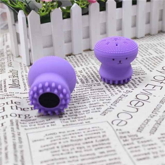 BẠCH TUỘC RỬA MẶT-Bán Sỉ Cọ Rửa Mặt Silicon-puff