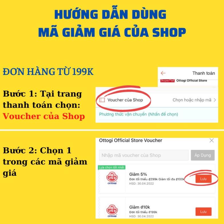 Bột Cà Ri Hàn Quốc Loại Cay/ Hơi Cay Ottogi Gói 100Gr