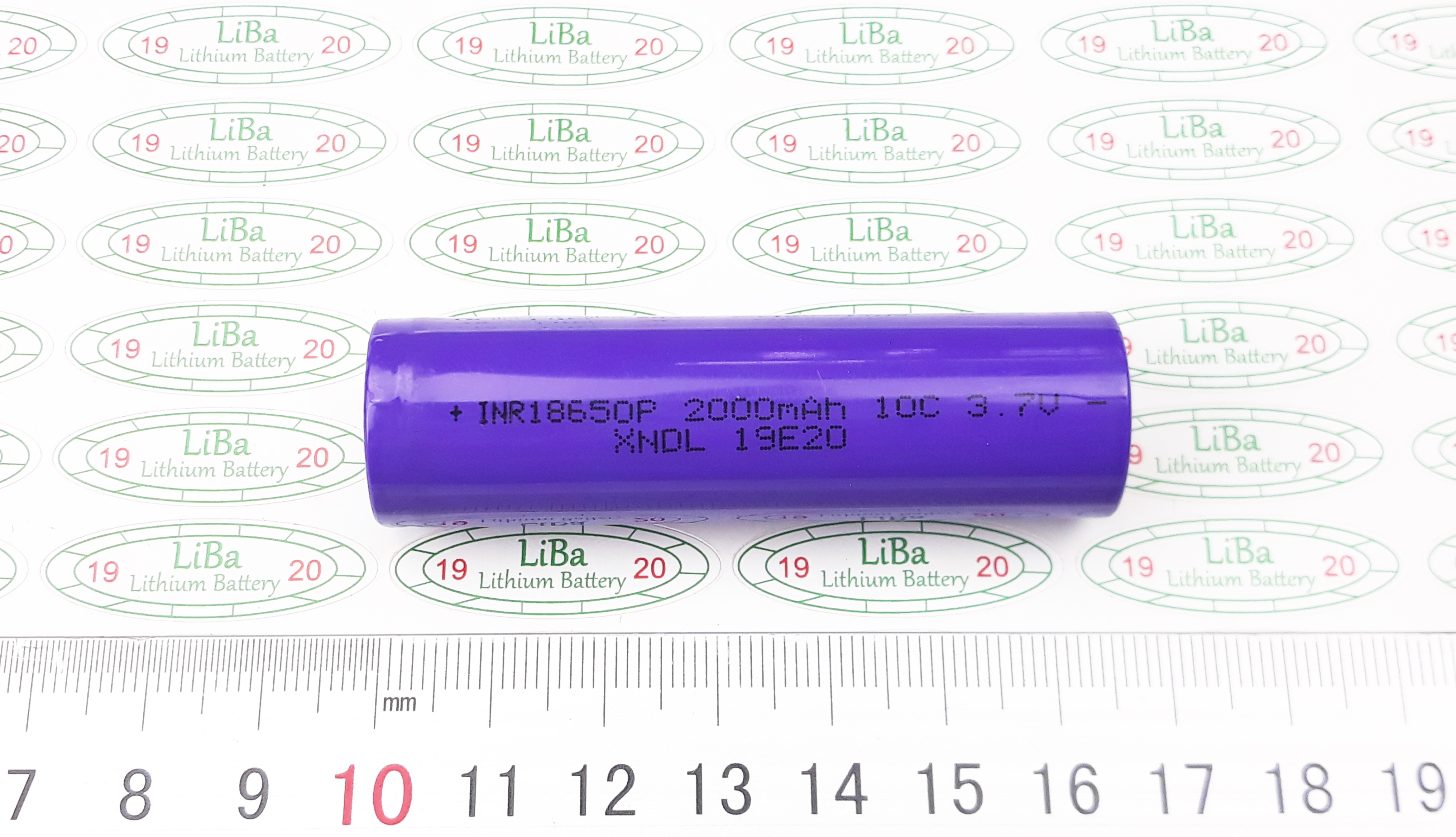 Pin Lithium 18650 3.7V 2000mAh, dòng xả cao 5C, 10C - LiBa