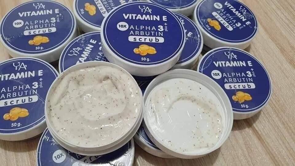 Tẩy tế bào chết VITAMIN E 10X SCRUB Thái Lan cho mặt