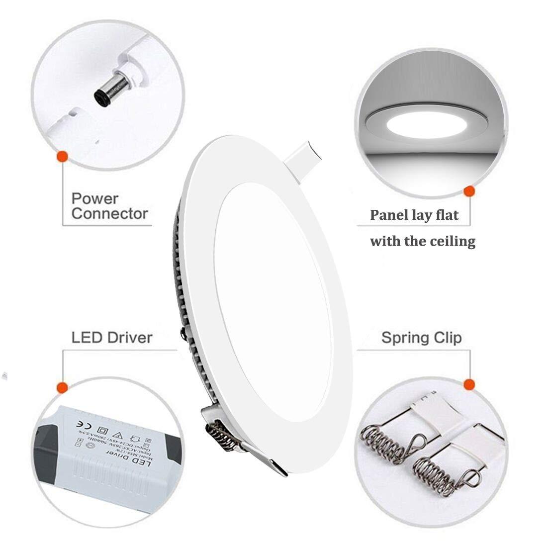 Đèn Led Downlight siêu mỏng âm trần tròn 9W