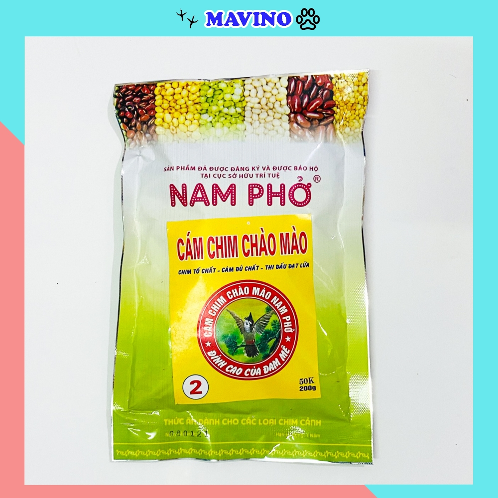 Cám chim chào mào số 2 nam phở cao cấp 200g - cám chào mào số 2 nam phở giá rẻ