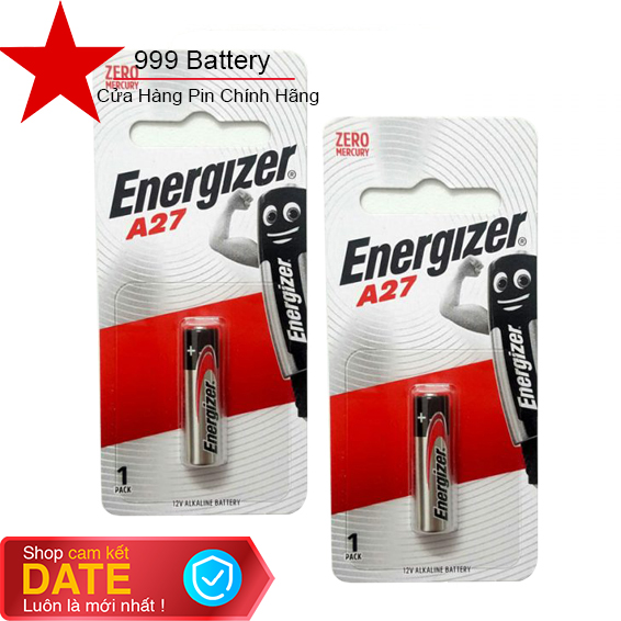 Combo 2 vỉ pin cửa cuốn A27 Energizer 12V chính hãng