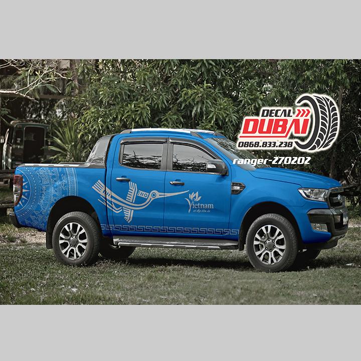 Tem Dán Sườn Xe Ford Ranger