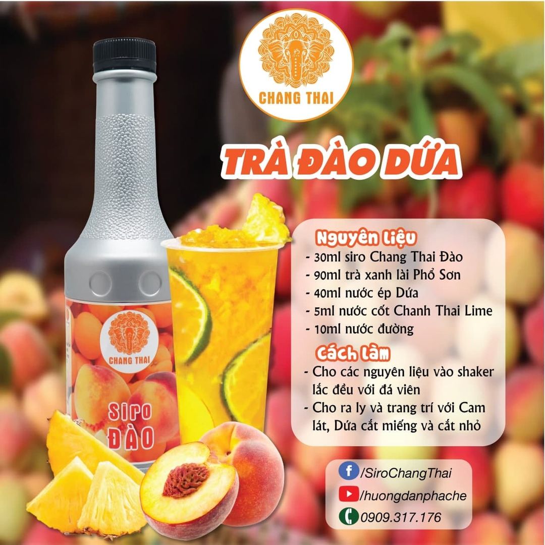SIRO CHANG THAI ĐÀO 1000ML