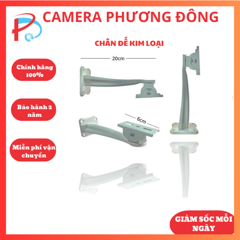Chân đế kim loại dùng cho camera ngoài trời