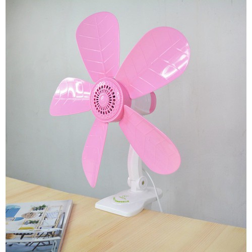 Quạt kẹp bàn 5 cánh hình lá