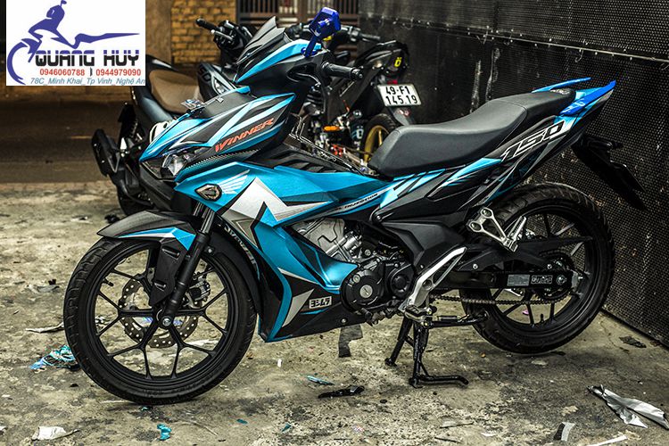 Tem trùm winner x xanh đen,team decal winnerx