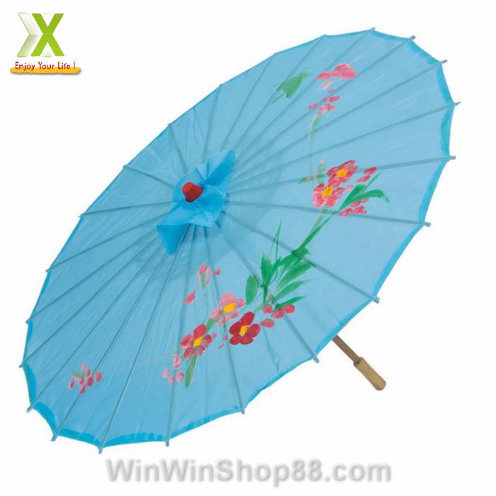 Dù cán gỗ Nhật Bản (Màu xanh dương nhạt)