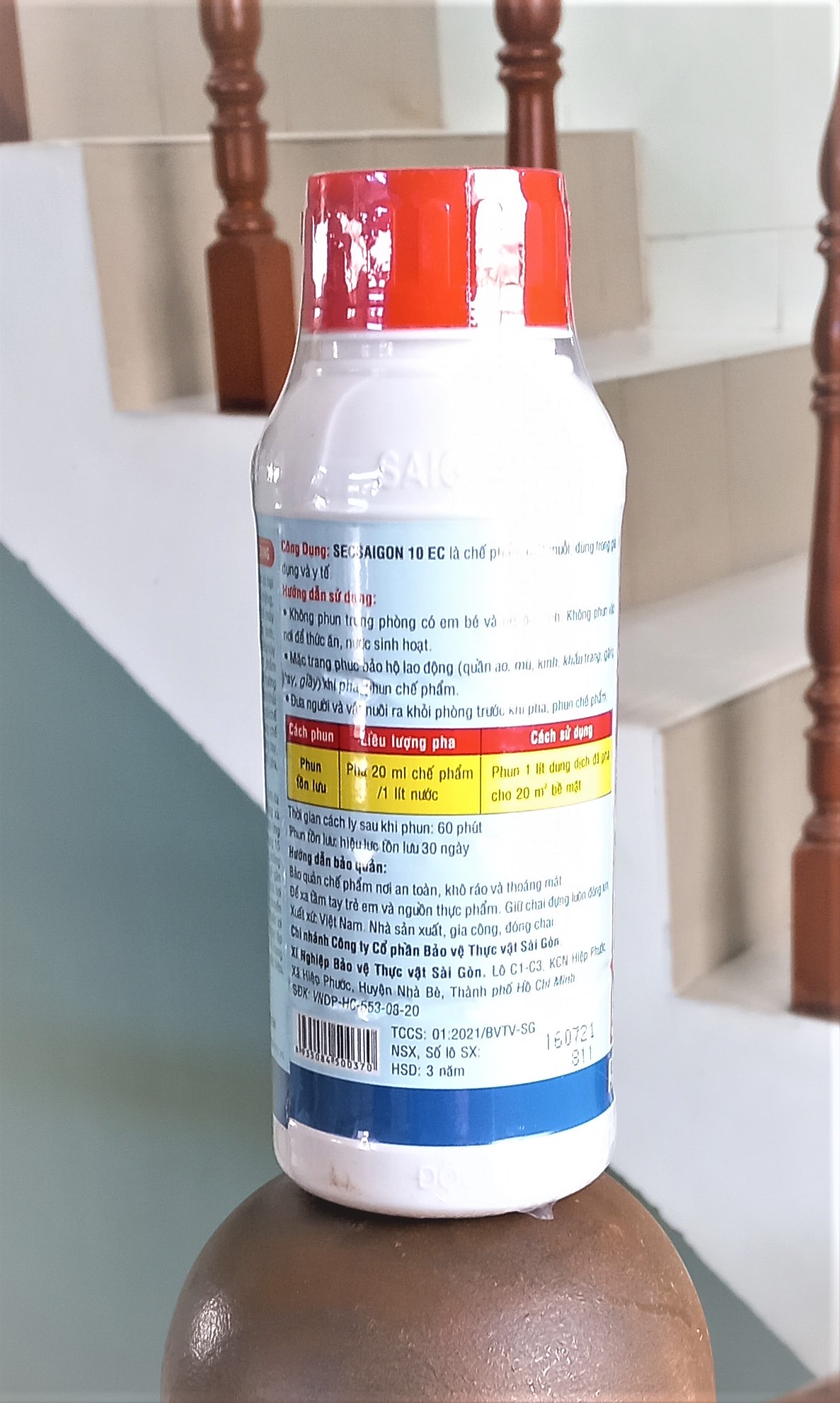 Chế phẩm diệt muỗi SECSAIGON 10EC 450ml