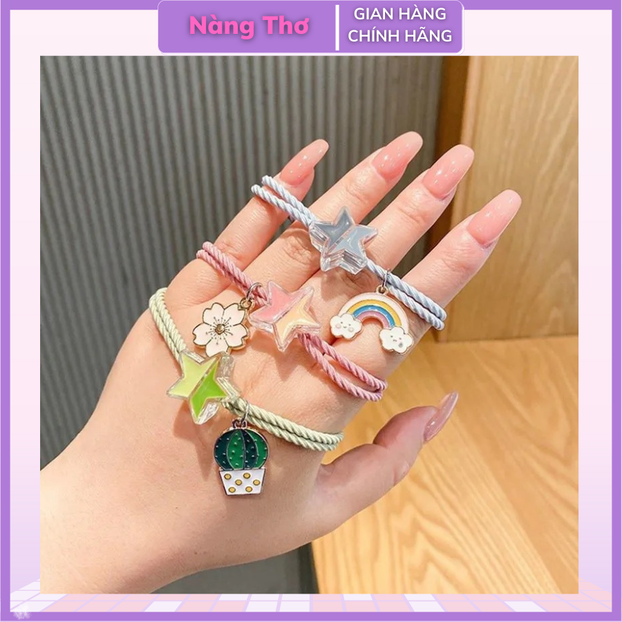 Dây Cột tóc ngôi sao Hàn Quốc Cho Nữ