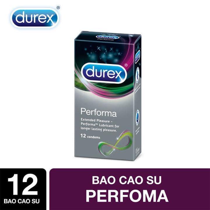 [HCM][24pcs]Combo sieu pham bao cao su durex performa keo dai va fetherlite sieu mong