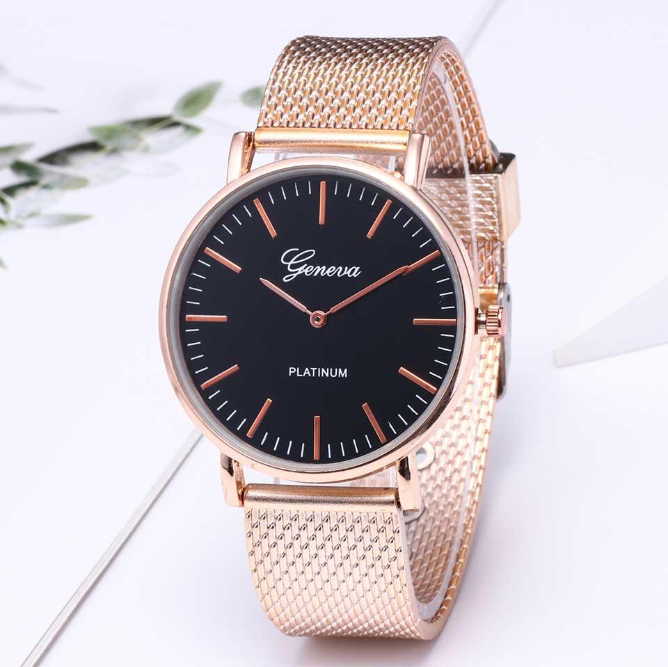 Đồng Hồ Geneva Dây Lưới Platinum Ah1038