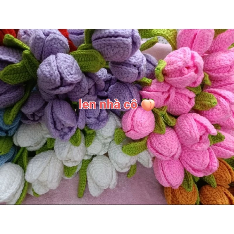 HOA TULIP CÀNH  DÙNG TRANG TRÍ  NHIỀU MÀU ( 1 CÀNH)