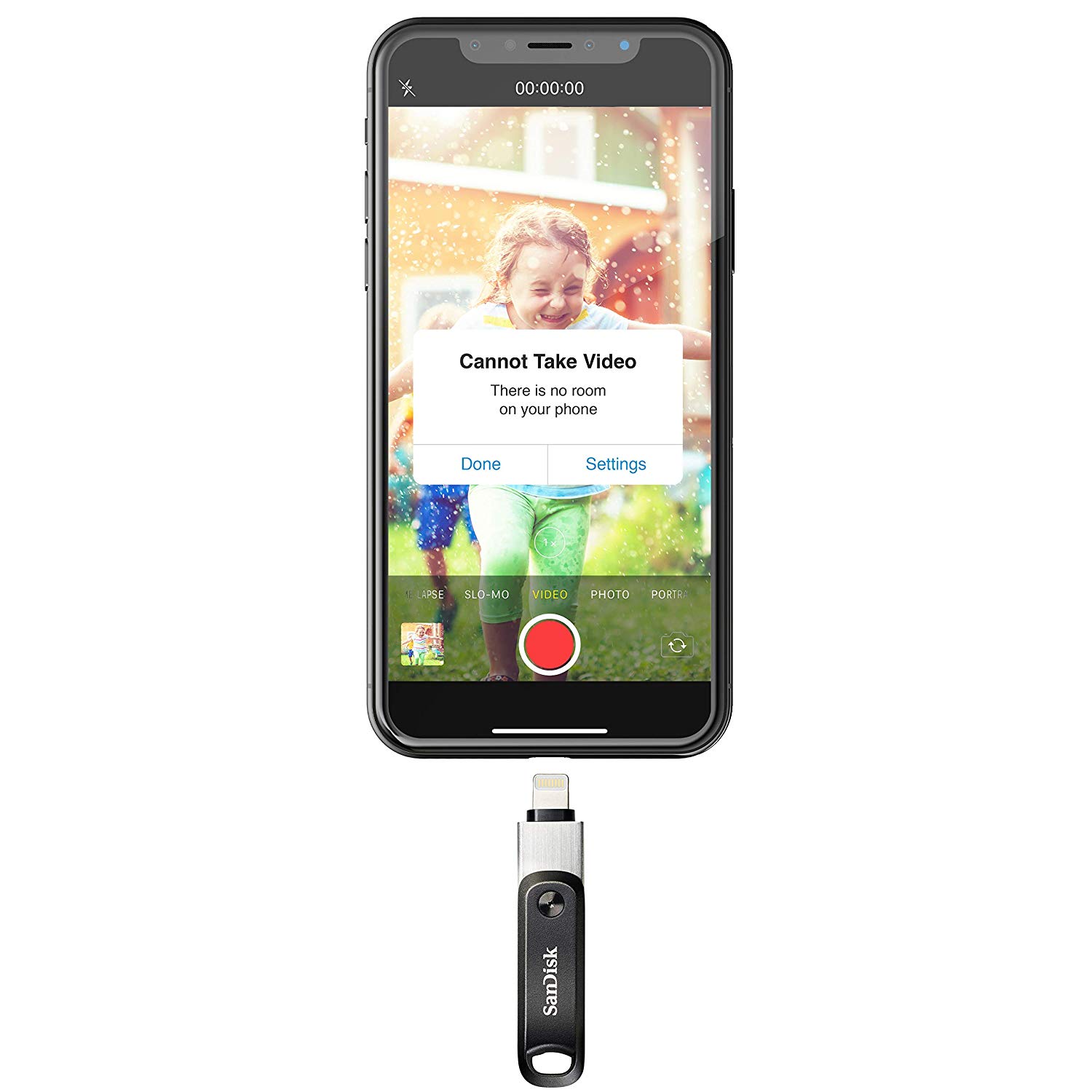 USB OTG SanDisk iXpand Go 64GB 3.1 cho iphone 14 prm trở xuống (Bạc) Nhất Tín Computer