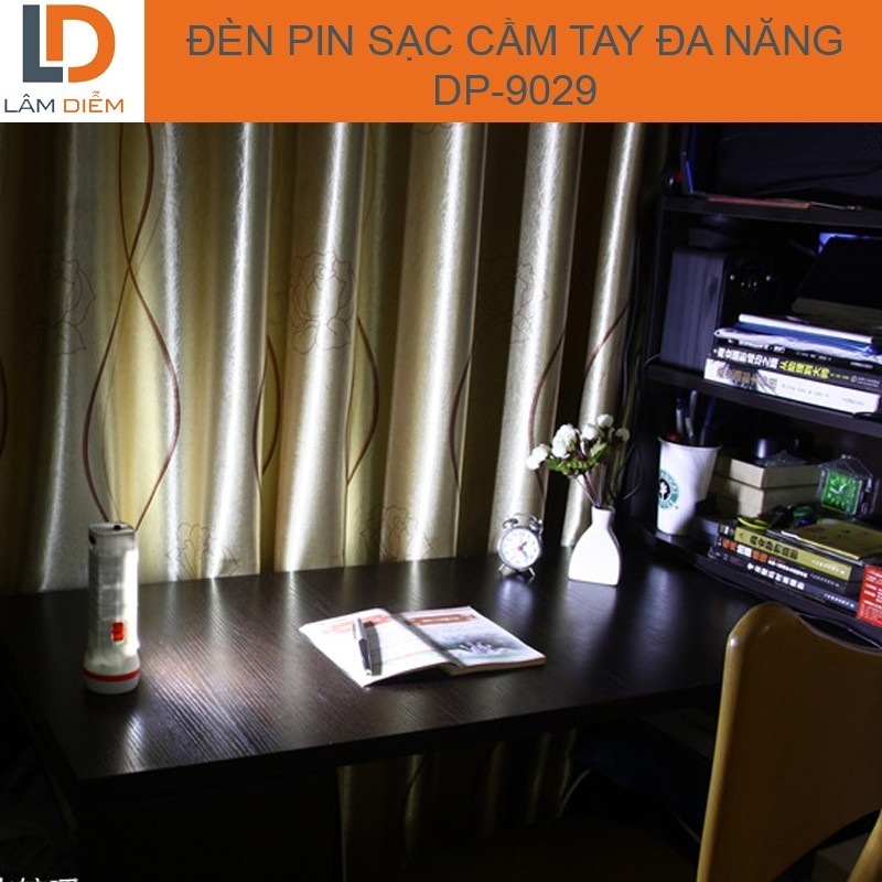 đèn pin led sạc cầm tay đa năng dp 9029