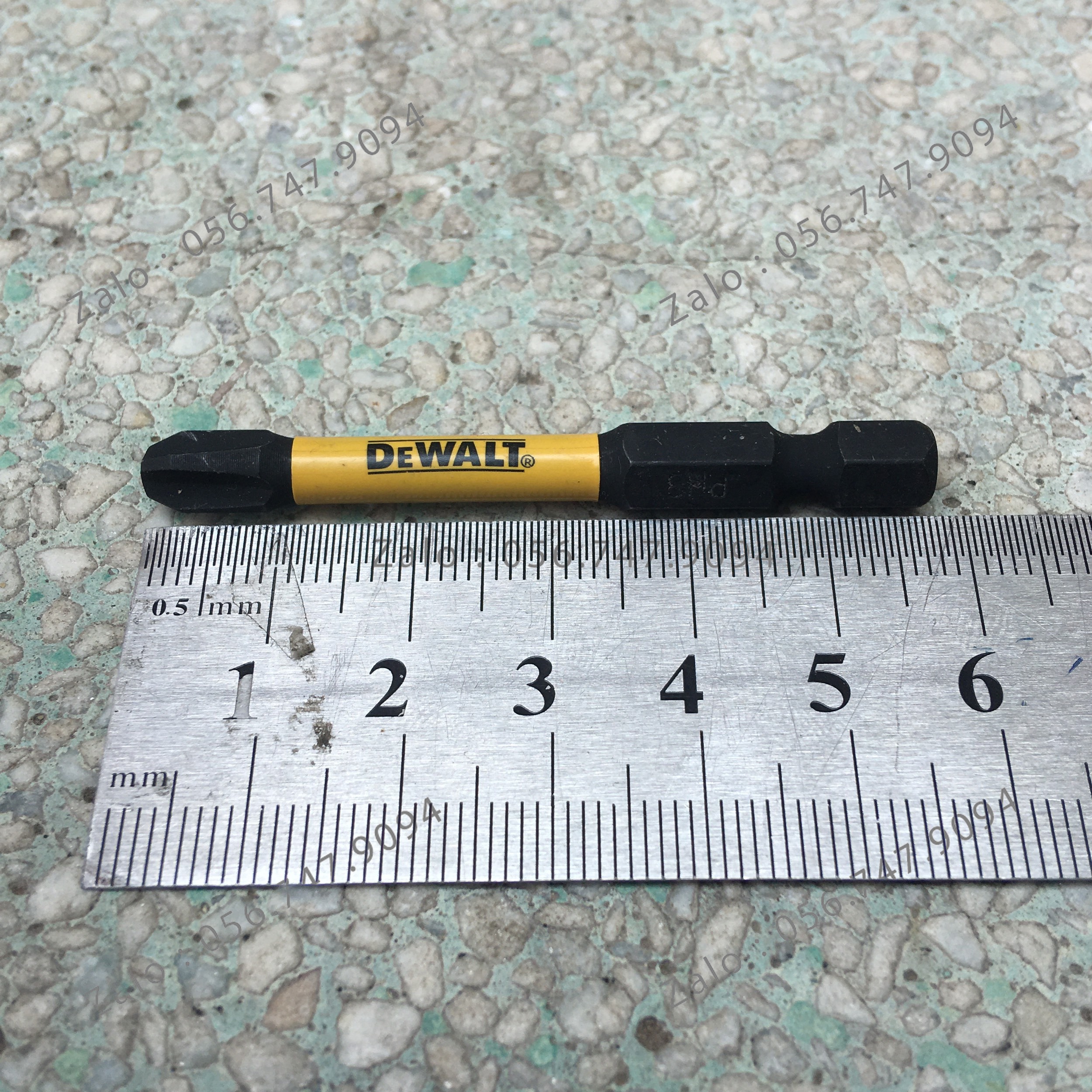 [1 Cái]Mũi Vít Bake DEWALT PH3 Dài 58mm Màu Đen