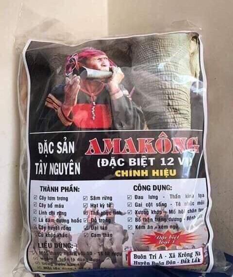AmaKong thang đặc biệt 12 vị