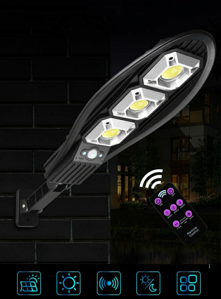 (SIÊU HOT) Đèn led năng lượng mặt trời cảm ứng chuyển động hình chiếc lá siêu sáng có remote