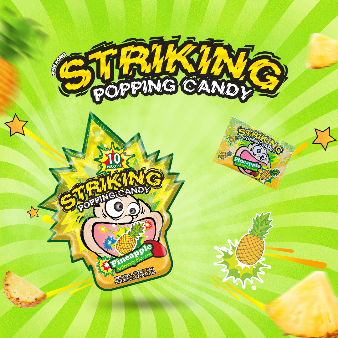Striking Popping Candy Pineapple