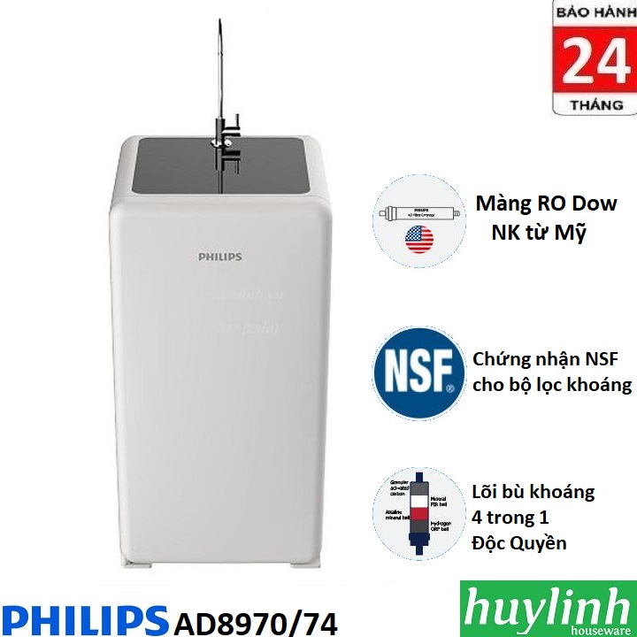 [HCM][Trả góp 0%]Máy lọc nước RO Philips ADD8970 - Chính hãng - BH 2 năm