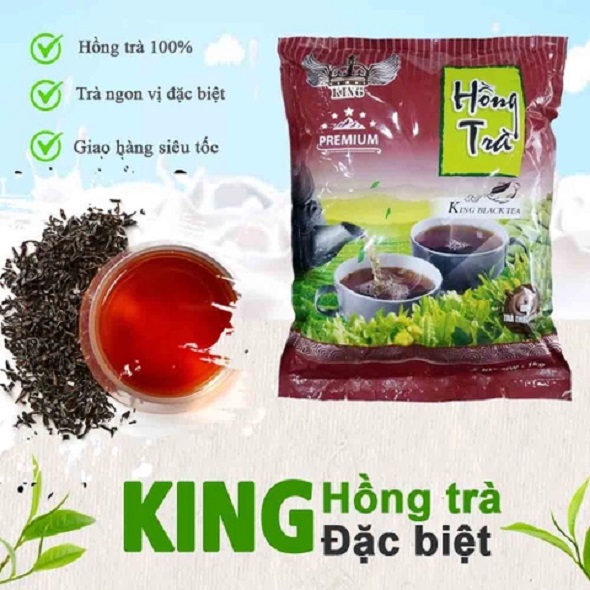 Hồng Trà Premium King đỏ (Xuân Thịnh) - bịch lớn 1kg