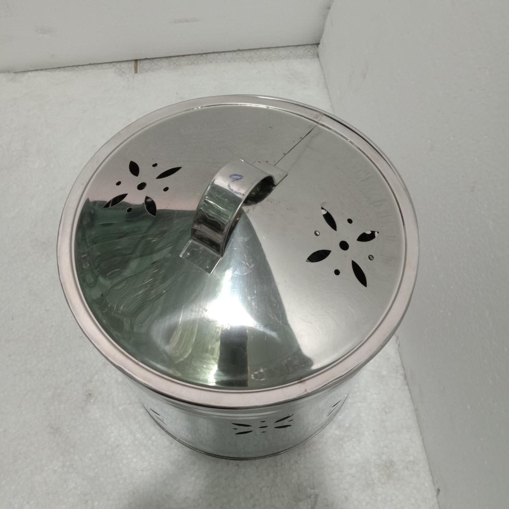 [HCM]Thùng Đốt Giấy Tiền (Hoá Vàng) Inox