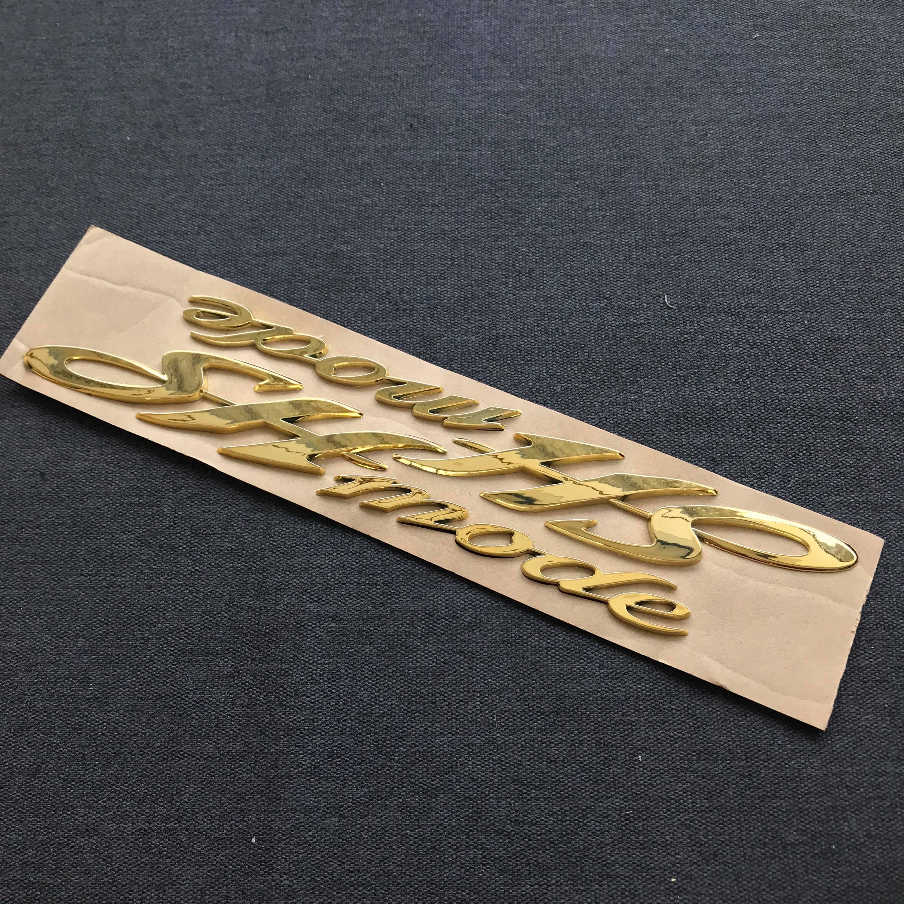 Bộ tem decal chữ nổi SH mode (MÀU VÀNG)