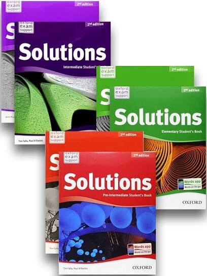 Solutions Elementary, Pre intermediadete Student’s Book - Workbook 2Ed