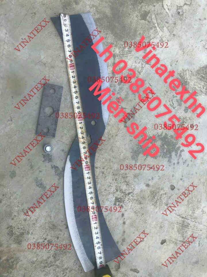 Lưỡi cắt cho máy băm cỏ vuông 40cm lỗ 14mm