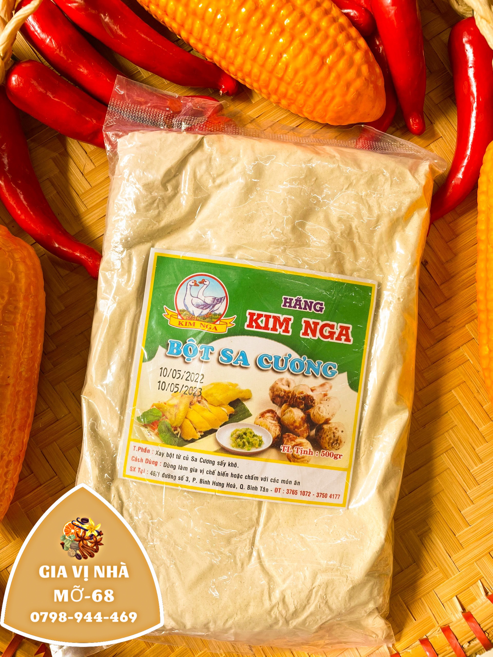 Bột sa cương kim nga - 500gr