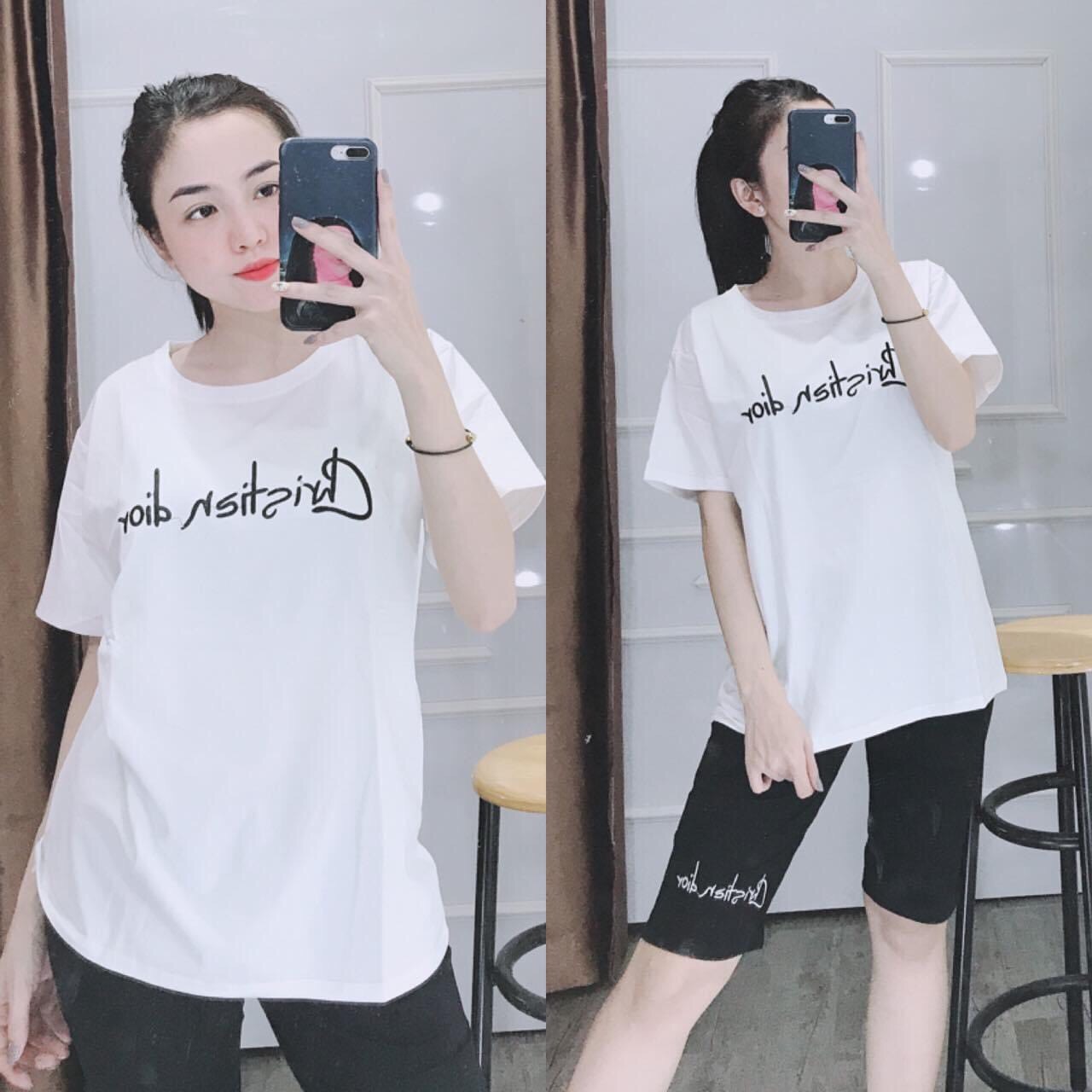 set bộ đồ lửng mặc nhà cực xinh cho chị em