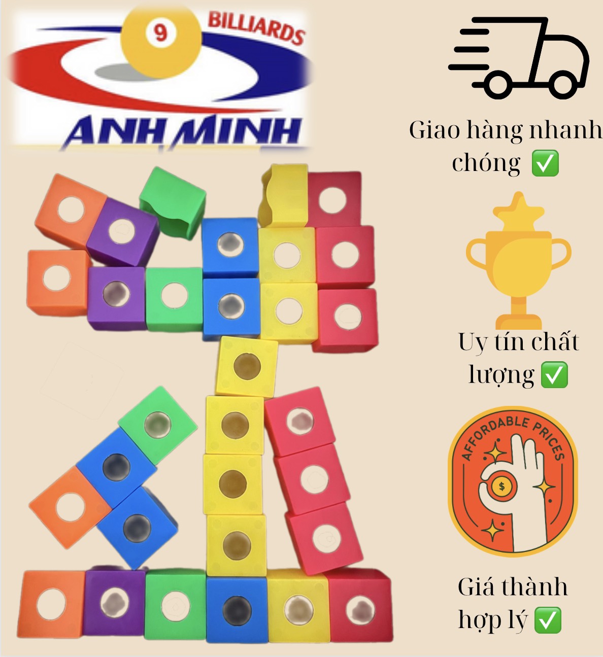 [HCM]Đồ bọc lơ bida