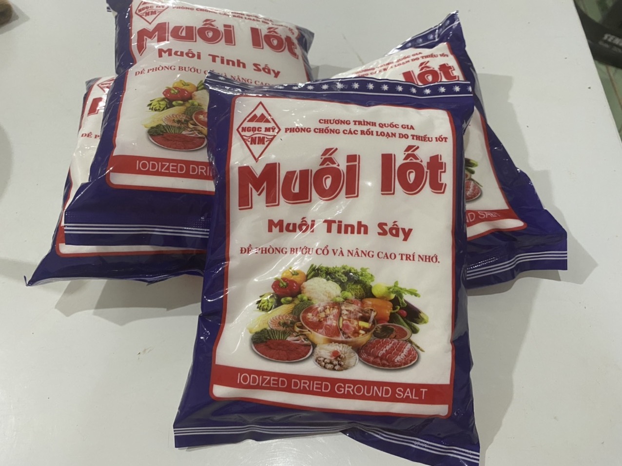 MUỐI I-ỐT MUỐI SẤY TINH 1kg