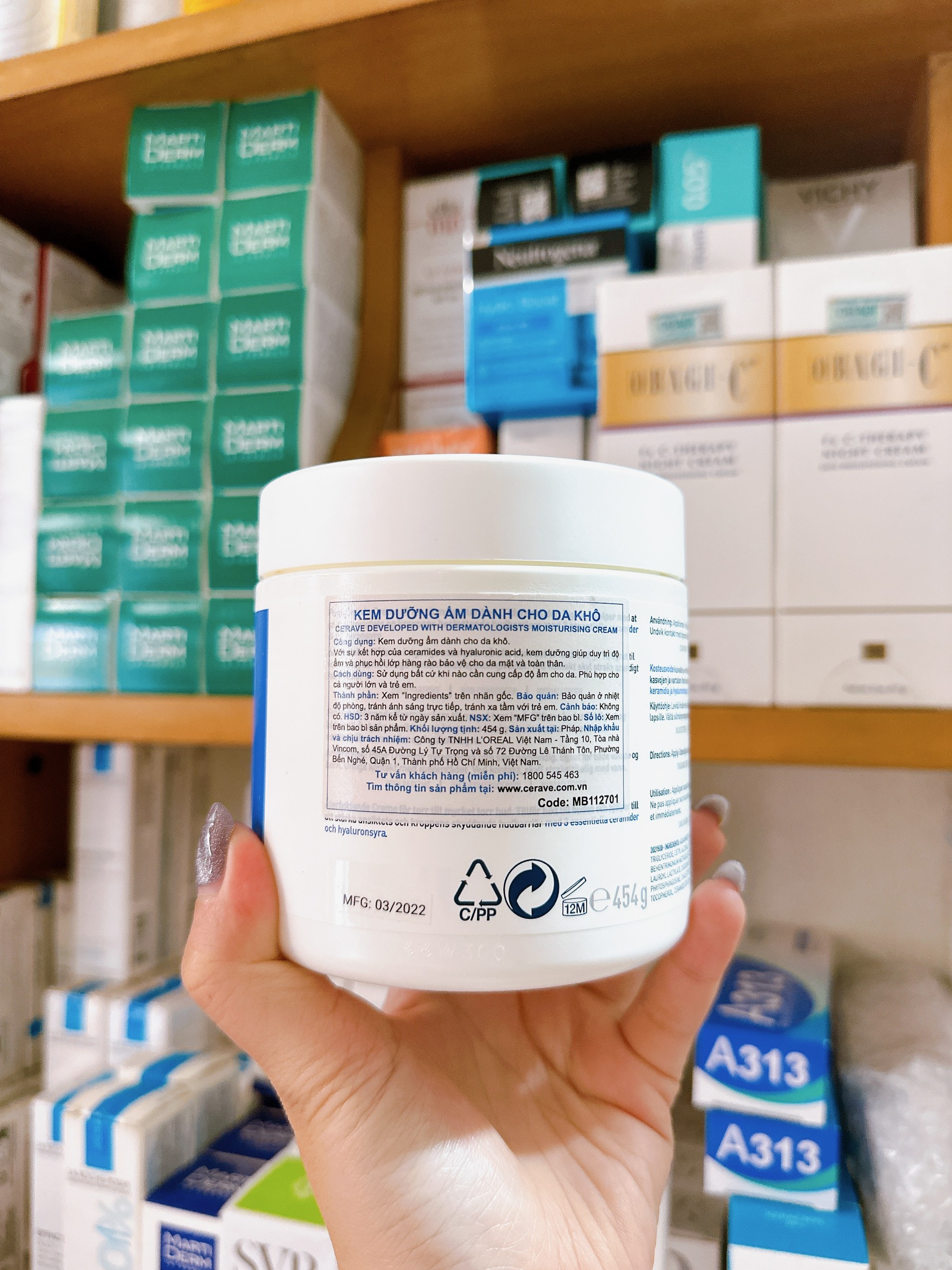 Kem Dưỡng Ẩm Cho Da Khô Cerave Moisturizing Cream
