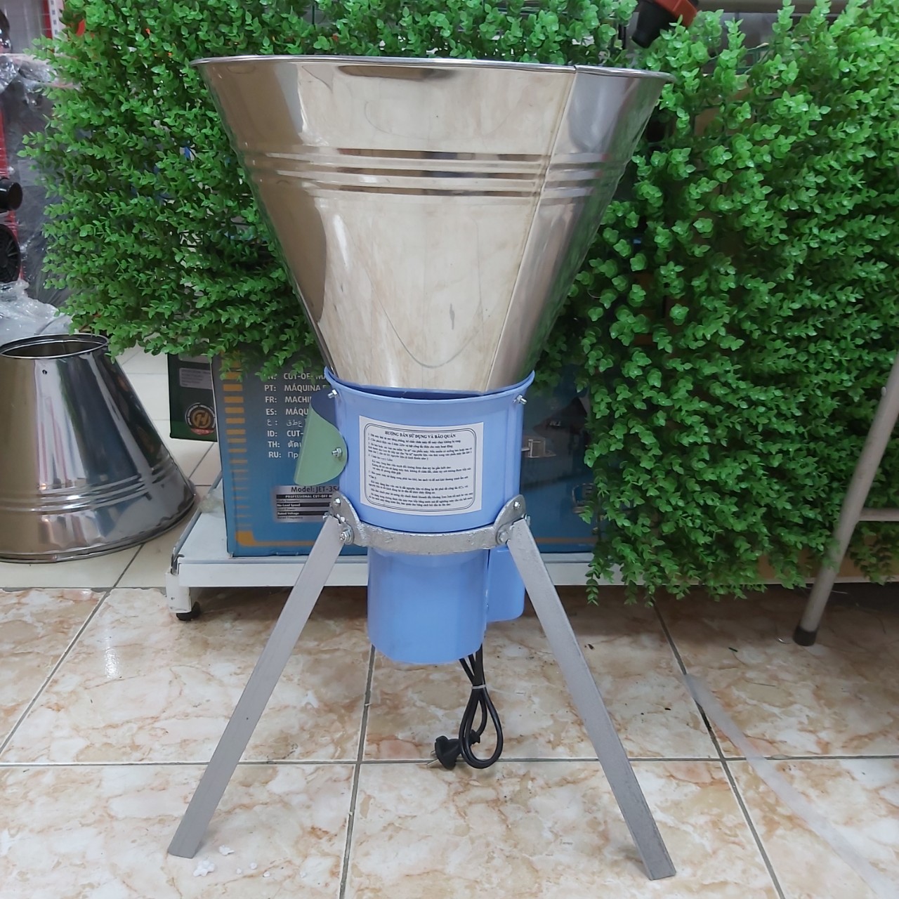 Máy băm rau bèo lục bình chất lượng cao.