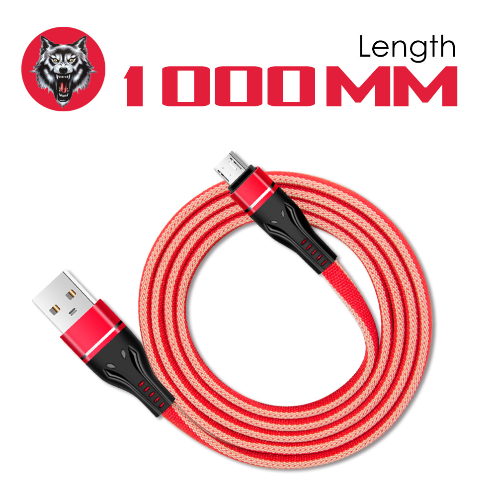 Dây Cáp Sạc Micro-USB 1 Mét, SIÊU BỀN Cho Android, Samsung, Xiaomi, Oppo,...