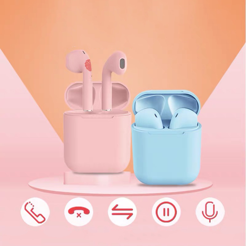 Tai nghe Bluetooth inpods i12 Bản Cao Cấp Chip 5.0 Bluetooth, Tai Nghe Bluetooth Không Dây I12s hay hơn i7s, Tai Nghe Bluetooth Nhét Tai, Tai nghe bluetooth pin trâu