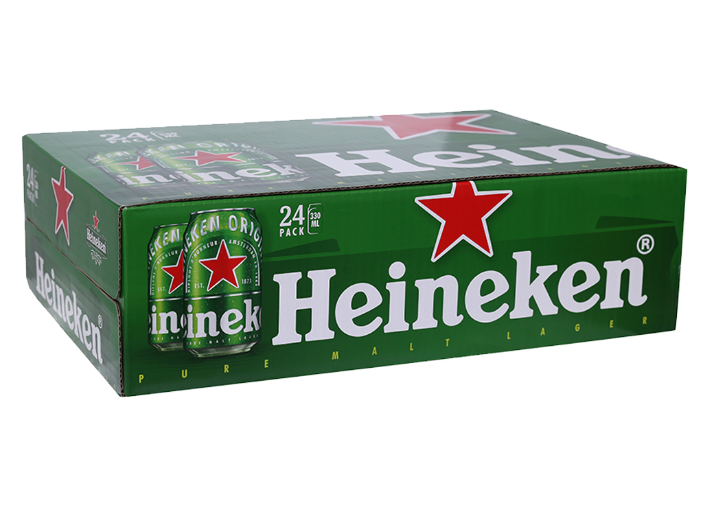 [HCM]Thùng 24 lon thường Heineken (330ml/lon)