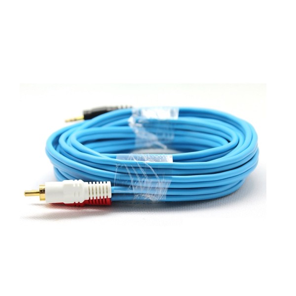 Dây cáp audio rắc 3.5 ra AV Dtech DT-6213 dài 5m