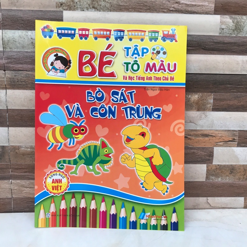 Bé tập tô màu theo chủ đề [ VPP Trí Đức ]
