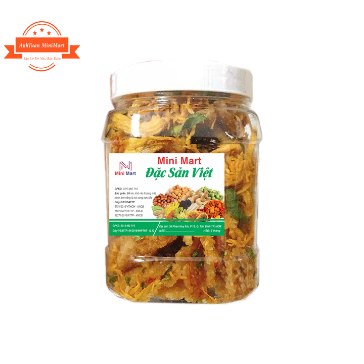 500gr Cơm cháy lắc khô gà loại 1