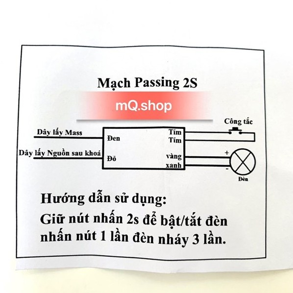 Mạch Pasing L4X Cao Cấp 2s Mạch Passing L4X Chất Lượng Cao
