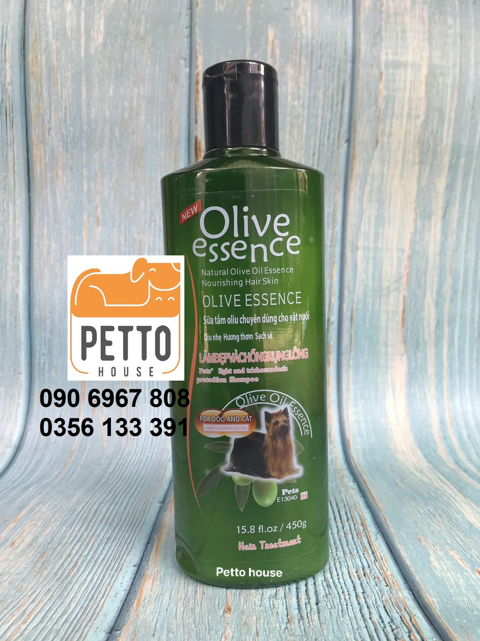 Sữa tắm cho chó mèo Olive Essence 450g